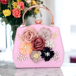 d'vine luxe Party Pink Clutch-picture-48