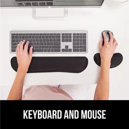 KITCHENBIZ Memory Foam Ergonomic Wrist Rest, Comfortable Keyboard and Mouse Pad Mousepad image 5