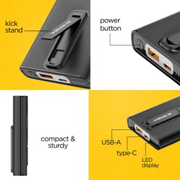 nu republic 10000 mAh 22.5 W Wired & Wireless With MagSafe Compact Pocket Size Power Bank image 5