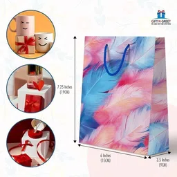 gift n greet Paper bags For Gifts Too Small Size Party Favor Merchandise Printed Party Bag image 3