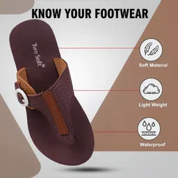 two soft Women Stylish Comfortable Slipper Lightweight|Adjustable Toe Hook Women Slippers-picture-18