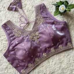 modern mughals V-Neck Women Blouse image 1