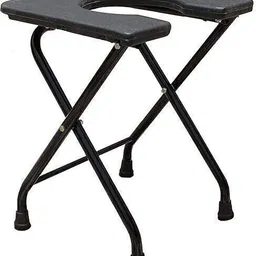 medicore Foldable with anti skid rubber legs Commode Chair image 3