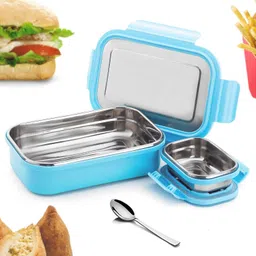 pogon Spoon, Lunch Box for School Tiffin Box 2 Containers Lunch Box image 2