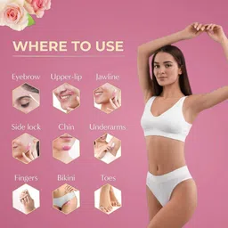 eleve Rose Pink Brazilian Wax Beans for Hair Removal – Hands, Legs & Bikini Wax image 5