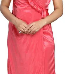 naughty wish Pack of 2 Women Nighty with Robe image 3