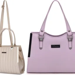 trendycraft Women Multicolor, Pink Satchel-picture-21