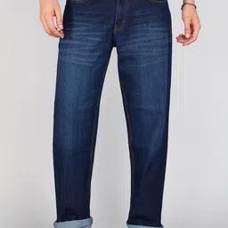 roadster Men Straight Fit Mid Rise Blue Jeans-picture-10