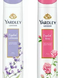 English Lavender and English Rose Combo Pack 2 Deodorant Spray - For Women-image-1