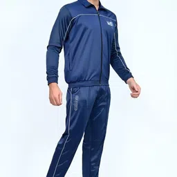 world sports Self Design Men Track Suit image 4