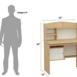 woodyou Engineered Wood Study Table image 2