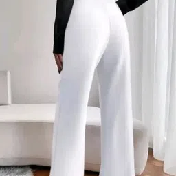 sara lifestyle Pack of 2 Women Regular Fit Multicolor Lycra Blend Trousers image 3