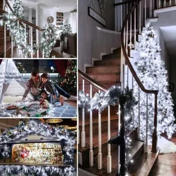 perikam 40 LEDs 15.25 m White Steady Ball Rice Lights image 5