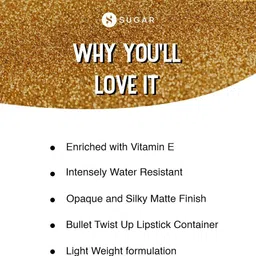 sugar cosmetics Nothing Else Matter Longwear Lipstick image 4