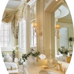 kashtabhan 30 cm x 20 Oval Peel Shape Magic Mirror Sticker – for Home & Bathroom Décor Double-sided Sticker-picture-10