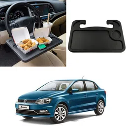 oshotto (FT-05) Car Steering Wheel Desk with Pen Holder Food Table For Volkswagen Ameo Cup Holder Tray Table-picture-19