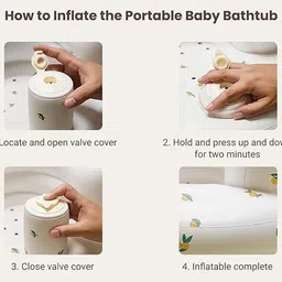 raster-tex Inflatable Baby Sofa Seat with Backrest Inflatable Sofa/ Chair image 5