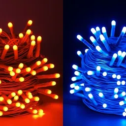 nkxik 40 LEDs 12 m Multicolor Steady String Rice Lights-picture-31