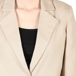 dlanxa Women Solid Single Breasted Casual Blazer image 4