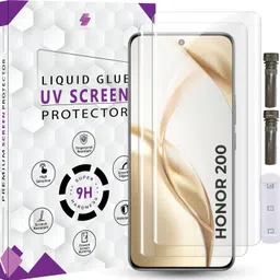 Mobiex Tempered Glass Guard for Honor 200 Advanced HD+ UV Glass Screen Protector Guard with Easy Installation Kit-picture-19