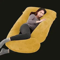 sweetrani Microfibre, Polyester Fibre Pregnancy Pillow Pack of 1 Solid image 4