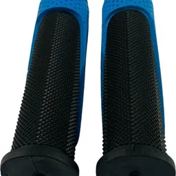 shrenik Cycle Handle Grip for 24-29 Inch Bicycle Dual Color Soft Rubber MTB/City Bicycle Handle Grip image 3