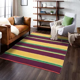 furnishhut Multicolor Cotton Dhurrie-picture-29