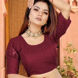 ziosh Round Neck Women Blouse image 5