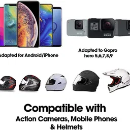 chg Helmet Mount for Action Camera/Helmet Chin Mount/Helmet Strap Belt Bike Mobile Holder image 3