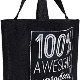 kuber industries Men's and Women's Reusable Eco-Friendly Multipurpose Jute Hand Bag image 5