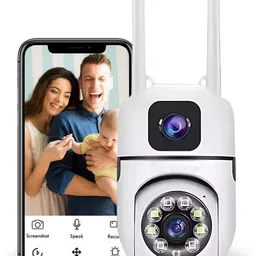 kanyansh 2MP|Dual lens 1080P PanTilt 360°|2 Way Talk|Motion Detection|Night Vision|WiFi Security Camera image 2