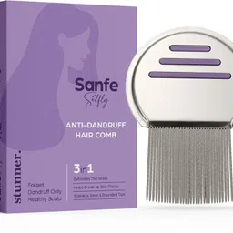 sanfe Selfly Anti-Dandruff Hair Comb with 3in1 Function to Get Dandruff Free Hair-picture-17
