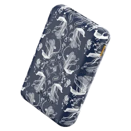 urbn Nano Slim Payal Singhal Edition 20000 mAh 22.5W Fast Charging Power Bank (1 Type A and 2 Type C Ports, Power Delivery Compatible, PS Blue) image 3