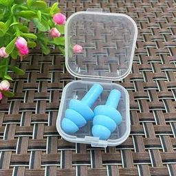 1 Pair Umbrella Shape soft earplug for meditation, studying, sleeping Ear Plug-image-36