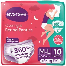 evereve Disposable Ultra Absorbent Period Panties - M-L (10 Pieces) - (60-100cm) Sanitary Pad-picture-17