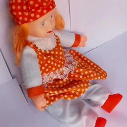 kmc kidoz Looking Musical Baby Poem Doll Toy for Girls (Assorted Dress Color : Set of 1)-picture-18