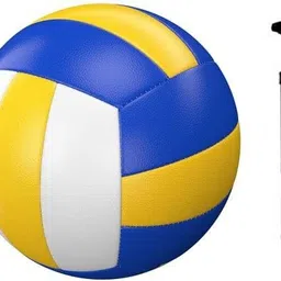 hackerx PU Volleyball with Airpump Volleyball - Size: 5-picture-15
