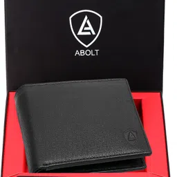 abolt Men Casual, Formal, Travel, Trendy, Evening/Party Black Genuine Leather RFID Wallet-picture-14