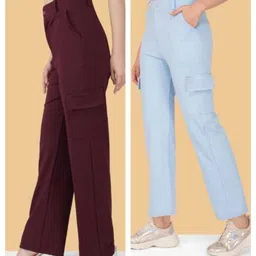 green-shade Women Cargos-picture-29