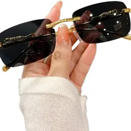 capitalpoint UV Protection Rectangular Sunglasses (Free Size) image 2