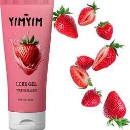 yim yim Strawberry Flavored Intimate Gel – Non Sticky, Gentle, Water Based Lube Lubricant-picture-22