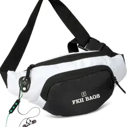 fkhbags Money |Mobile|Card|Belt| Documents|Kit Books Dairy Messenger Cross body pouch| Waist Bag Elegant Style Travel Pouch Passport Holder with Adjustable Strap-image-29