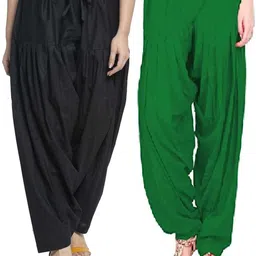 swanit Cotton Solid Patiala image 1