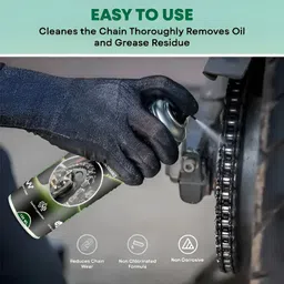 airsky 1 PCS Chain Cleaner + 1 PCS Chain BRUSH 2 PCS Lubricant With Cleaning Brush For Motorcycle And Bicycle Chain Oil image 3