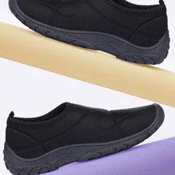 liberty Slip on Walking Shoes With PVC Upper | Comfortable Lacing Casual Bellies For Women image 1