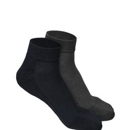 Heelium Men 2 Odour-Free Breathable Padded Base Anti-bacterial Bamboo Quarter Length Socks-picture-30