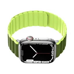 GRIPP Dual Reverser Magnetic Loop for Apple iWatch Series 1, 2, 3, 4, 5, 6 and SE (45mm / 49mm) (Lightweight, Military Parrot Green) image 5