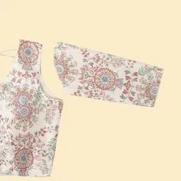 Soch Embroidered V-Neck Readymade Saree Blouse image 3