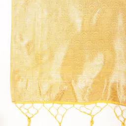 Janasya Ethnic Motifs Woven Design Zari Pure Silk Chanderi Saree image 3