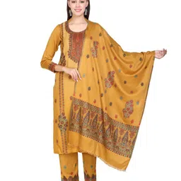KIDAR Ethnic Motifs Printed Unstitched Dress Material-picture-12